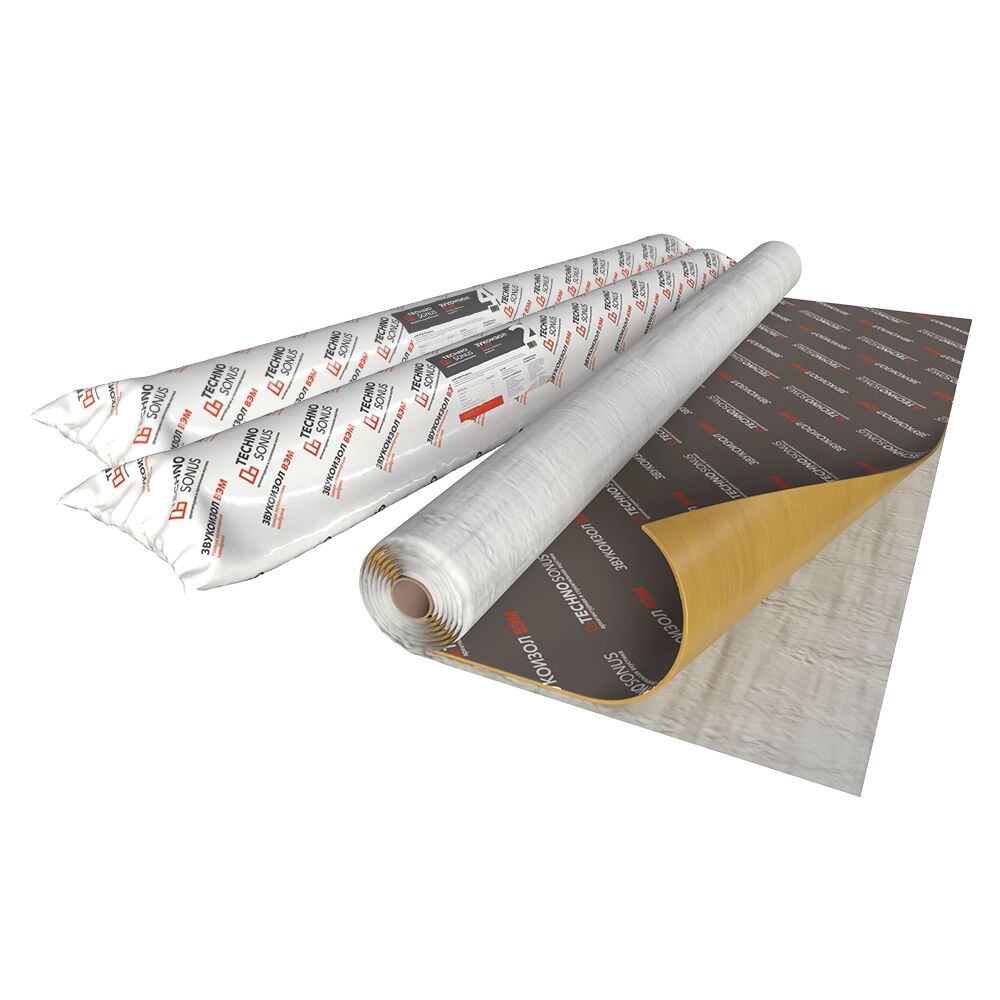 Мембрана Звукоизол ВЭМ 2мм, 2.5х1.2м (3м2) купить в Санкт-Петербурге